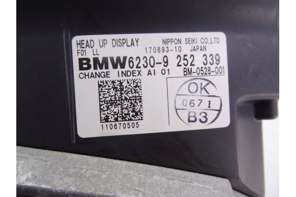 Pantalla multifuncion, Bmw Serie 7 (F01/F02) 740d xDrive 2011, 9252339