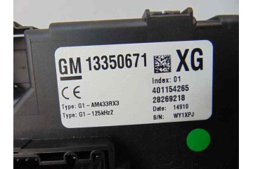 13350671  CAJA RELES / FUSIBLES OPEL CORSA D Cosmo 2010 13350671 185795 OPEL - 1