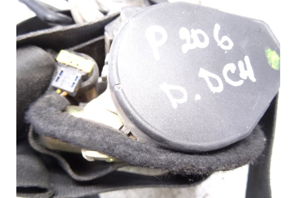 Cinturon seguridad delantero derecho, Peugeot 207 Xs 2006