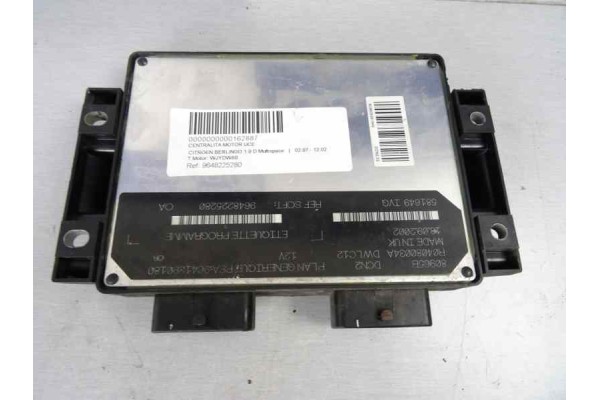 Centralita motor uce, Citroen Berlingo 1.9 D Multispace 2003, 9648225280