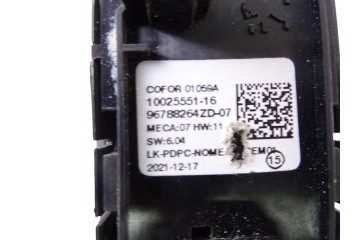 Mando elevalunas delantero izquierdo, Peugeot 508 Allure Pack 2022, 96788264ZD