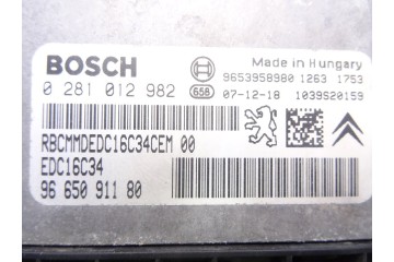 Centralita motor uce, Fiat Ii Scudo (272) Combi L1H1 90 Multijet (5 pl.) 2010, 9665091180