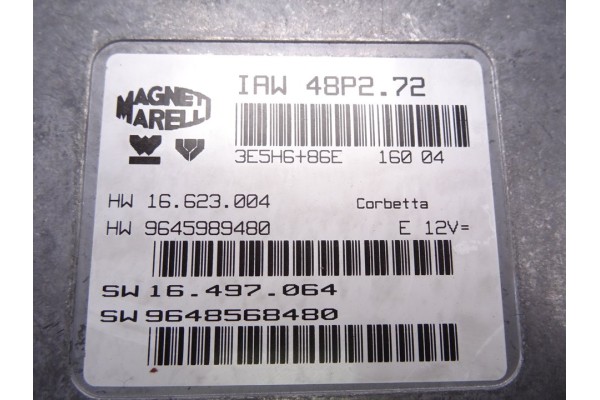 9648568480  CENTRALITA MOTOR UCE CITROEN C3 1.1 Collection 2004 9648568480 213033 CITROEN - 1