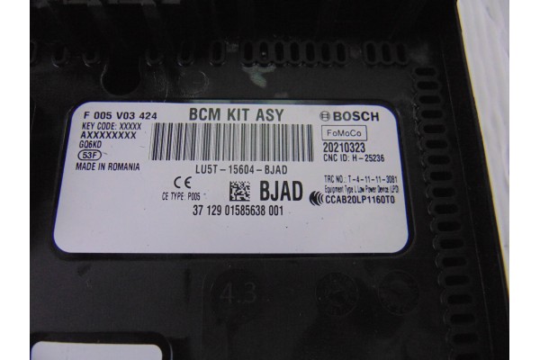 Caja reles / fusibles, Ford Puma Hybrid ST-Line 2021, LU5T15604BJAD