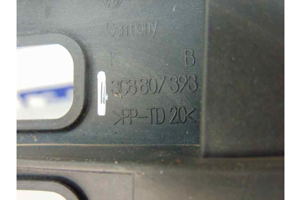 Molduras traseras, Volkswagen Passat Cc (357) Básico 2010, 3C8807393B