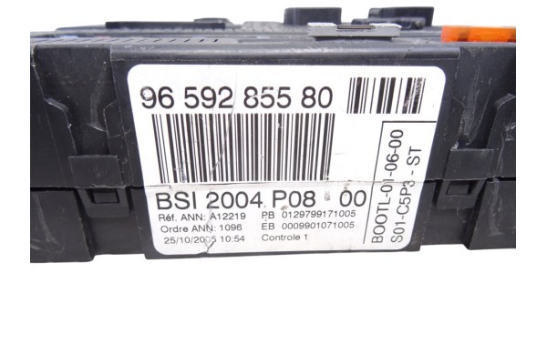 Caja reles / fusibles, Citroen C2 Furio 2005, 9659285580