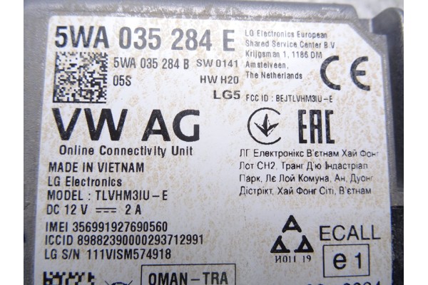 Módulo electrónico, Audi Q3 (F3B) 35 TDI S line 2022, 5WA035284E