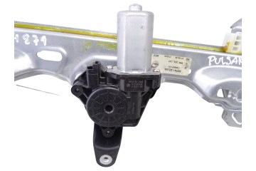 Elevalunas trasero izquierdo, Nissan Pulsar (C13M) Acenta 2015, 827013ZL0A