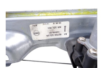 Elevalunas trasero derecho, Nissan Pulsar (C13M) Acenta 2015, 827003ZL0A