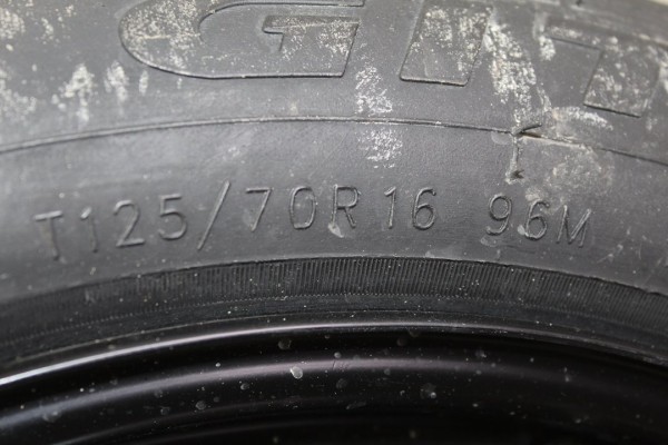 Neumatico repuesto, Renault Captur I Adventure 2016, T125/70R16 96M