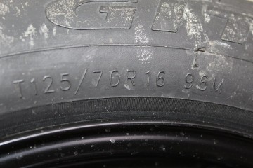 Neumatico repuesto, Renault Captur I Adventure 2016, T125/70R16 96M