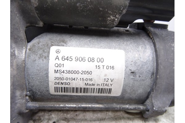 Motor arranque, Mercedes-benz Clase a (Bm 176) A 180 CDI BlueEfficiency (176.012) 2015, A6459060800