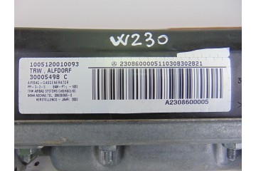 Airbag delantero derecho, Mercedes-benz Sl (Bm 230) Roadster 500 (230.475) 2003, A2308600005