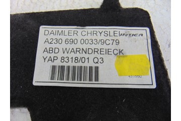 Guarnecido porton trasero, Mercedes-benz Sl (Bm 230) Roadster 500 (230.475) 2003, A2306900033