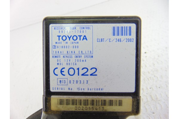 Módulo electrónico, Toyota Mr 2 Roadster (W30) 1.8 SMT Hardtop 2004, 89741-17061