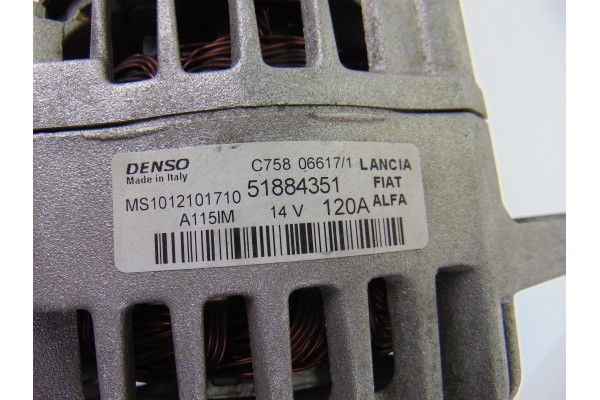 51884351  ALTERNADOR FIAT 500X (334) Mirror 2017 51884351 205167 FIAT - 5