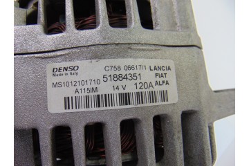 51884351  ALTERNADOR FIAT 500X (334) Mirror 2017 51884351 205167 FIAT - 5