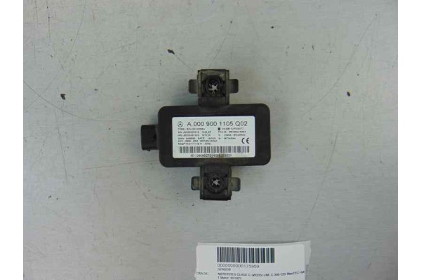 Sensor, Mercedes-benz Clase C (Bm 205) Berlina C 300 CDI BlueTEC Hybrid (205.012) 2014, A0009001105