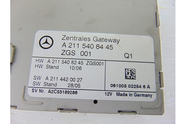 Módulo electrónico, Mercedes-benz Cls (Bm 219) 350 Cgi (219.357) 2006, A2115408445