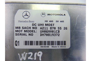 Módulo electrónico, Mercedes-benz Cls (Bm 219) 350 Cgi (219.357) 2006, A2118705526