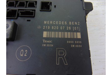 Módulo electrónico, Mercedes-benz Cls (Bm 219) 350 Cgi (219.357) 2006, 2198200726