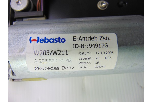 Techo electrico, Mercedes-benz Cls (Bm 219) 350 Cgi (219.357) 2006, A2197800029