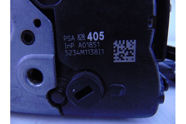 Cerradura puerta delantera derecha, Peugeot Partner Furgón Confort L1 2014, 828405