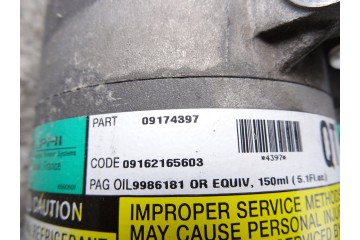 Compresor aire acondicionado, Opel Astra G Berlina Club 1999, 4397