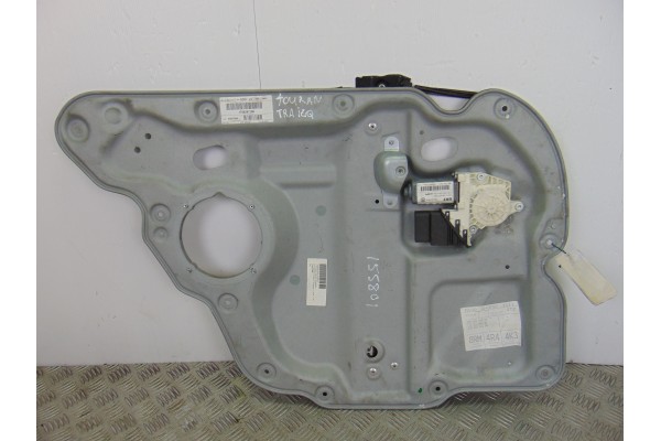 ELEVALUNAS TRASERO IZQUIERDO VOLKSWAGEN TOURAN (1T2)