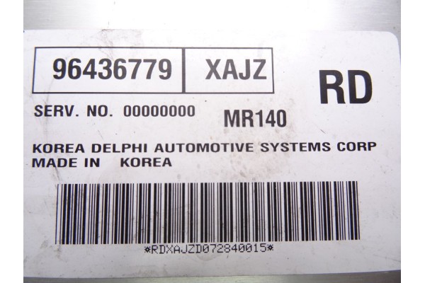 Centralita motor uce, Chevrolet Aveo Berlina Lt 2008, 96436779
