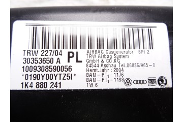 1K4880241 AIRBAG LATERAL IZQUIERDO AUDI A3 SPORTBACK (8PA) 2.0 TDI Ambiente 2004 1K4880241 211689 AUDI - 1