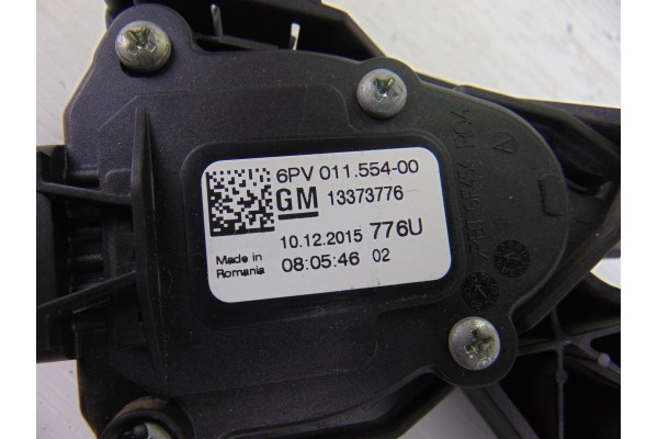 Potenciometro pedal, Opel Astra K Berlina 5P Dynamic Start/Stop 2016, 13373776