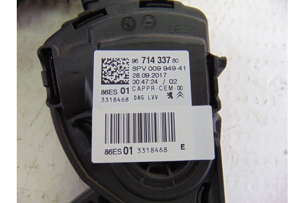 Potenciometro pedal, Citroen C4 Cactus Feel 2018, 9671433780