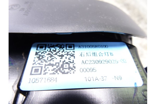 Piloto trasero derecho interior, Mg Zs Comfort 2024, A31005R0100