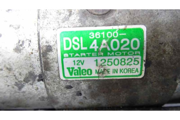 Motor arranque, Hyundai H-1 Kasten (Heckklappe) 2008, 36100-4A020