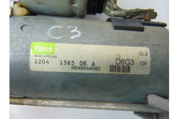 Motor arranque, Citroen C3 1,4 Exclusive Automatik 2004, 9648644680