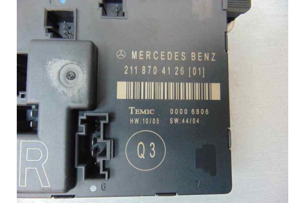 Centralita cierre, Mercedes-benz Clase e (Bm 211) Familiar 280 T CDI 4-Matic (211.284) 2006, 2118704126