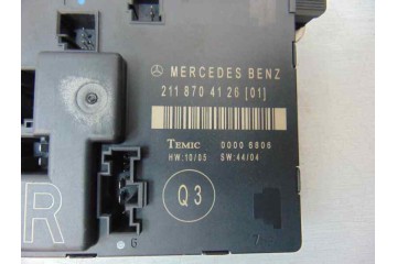 Centralita cierre, Mercedes-benz Clase e (Bm 211) Familiar 280 T CDI 4-Matic (211.284) 2006, 2118704126