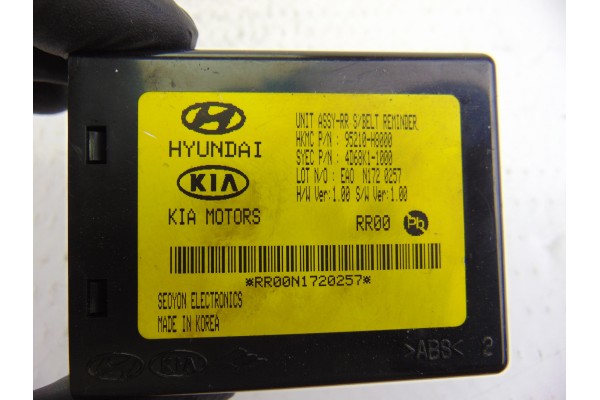 Módulo electrónico, Kia Rio (Yb) Business 2017, 95210-H8000