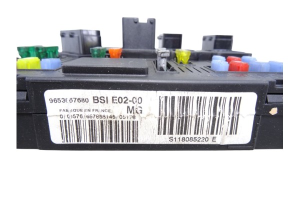 Caja reles / fusibles, Peugeot 206 Xs 2005, 9653667680