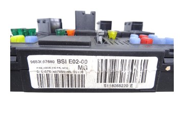 Caja reles / fusibles, Peugeot 206 Xs 2005, 9653667680