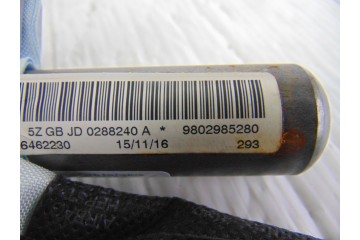 Airbag cortina delantero izquierdo, Peugeot 508 Sw Active 2017, 9802985280