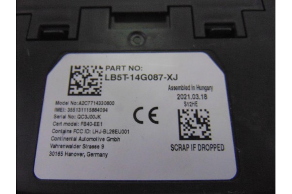 Módulo electrónico, Ford Puma Hybrid ST-Line 2021, LB5T14G087XJ