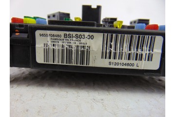 Caja reles / fusibles, Peugeot 407 ST Sport 2005, 9655708480