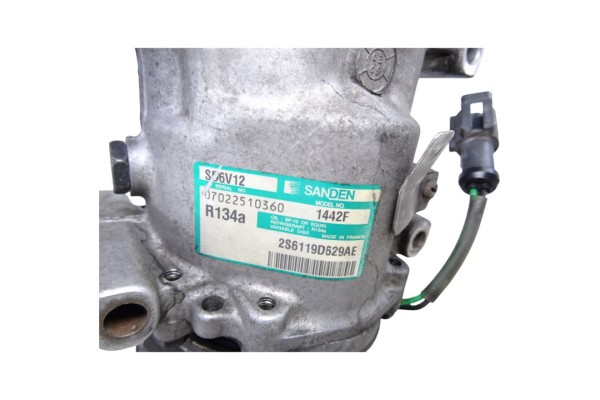 Compresor aire acondicionado, Ford Fusion (Cbk) Ambiente 2004, 2S6119D629AE