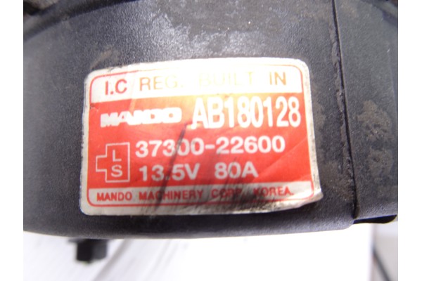 Alternador, Hyundai Accent (Lc) Gl 4P 2003, 3730022600
