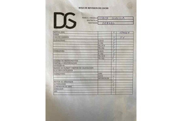 Toyota Corolla Verso (R1) 2.0 D-4D Sol 2004 para piezas | Desguace Gandia SL