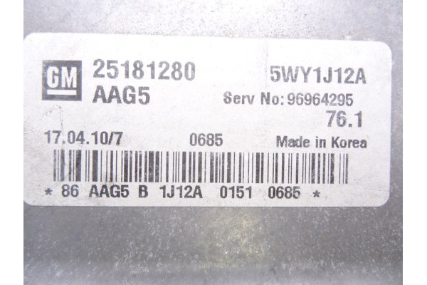 Centralita motor uce, Chevrolet Cruze Ls 2011, 25181280
