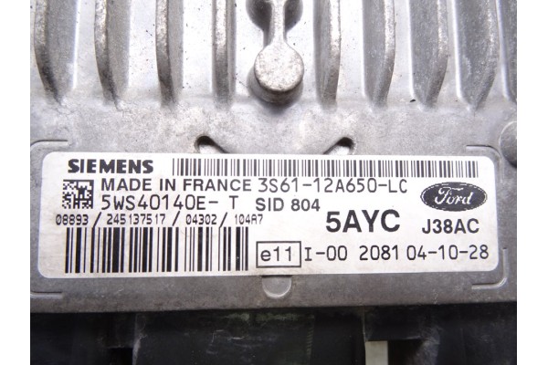 Centralita motor uce, Mazda 2 Berlina (Dy) 1.4 CRTD Active 2004, 3S6112A650LC