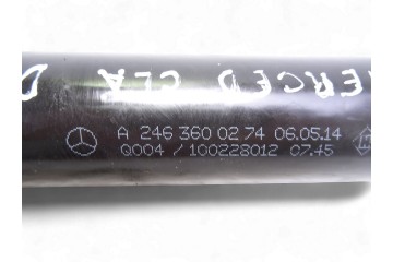 Transmision delantera derecha, Mercedes-benz Clase Cla (Bm 117) Cla 200 Cdi (117.301) 2014, A2463600274
